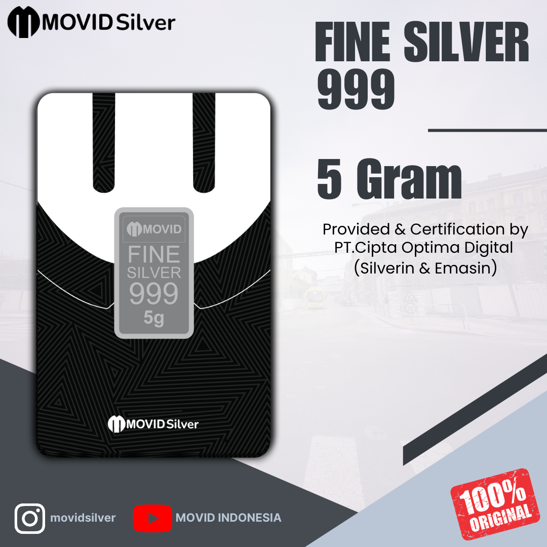 Movid Silver - 5 Gram Bar